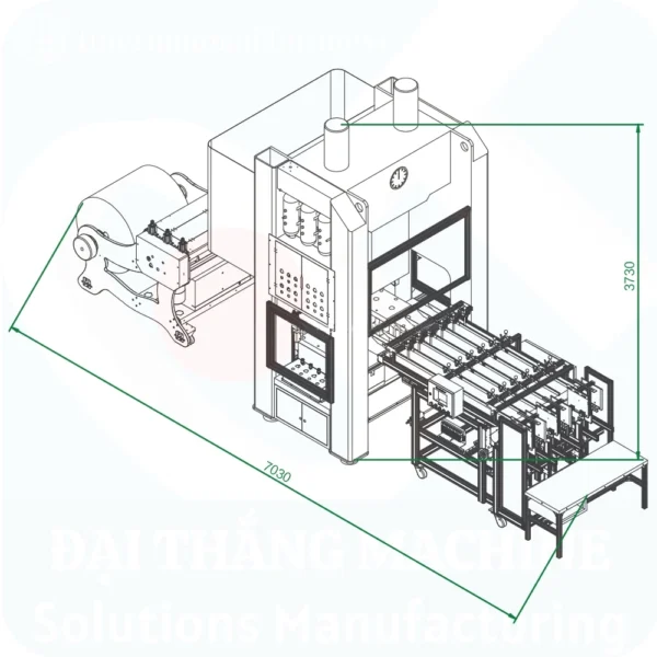 DÂY CHUYỀN SẢN XUẤT HỘP THỰC PHẨM_bản vẽ_1 | daithangmachine.com